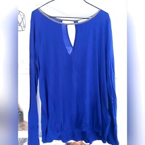 Simons Contemporary-Elegant Blue Women's Top